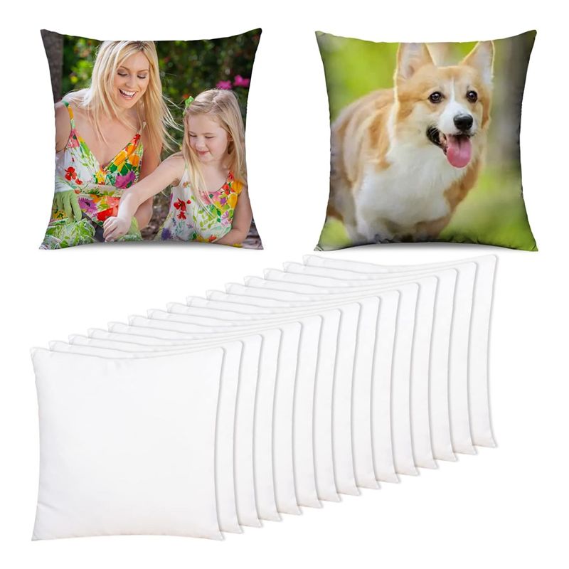 Pillow Cover Sublimation - SEWS-15 Piece Sublimation Blanks Pillow Cases