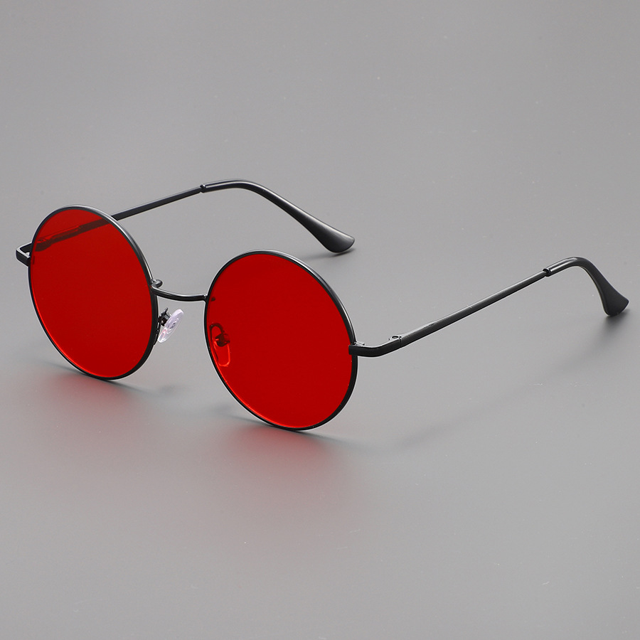 Fashion Round Sunglasses Men W - Metal Photo Panel avaliação e preço