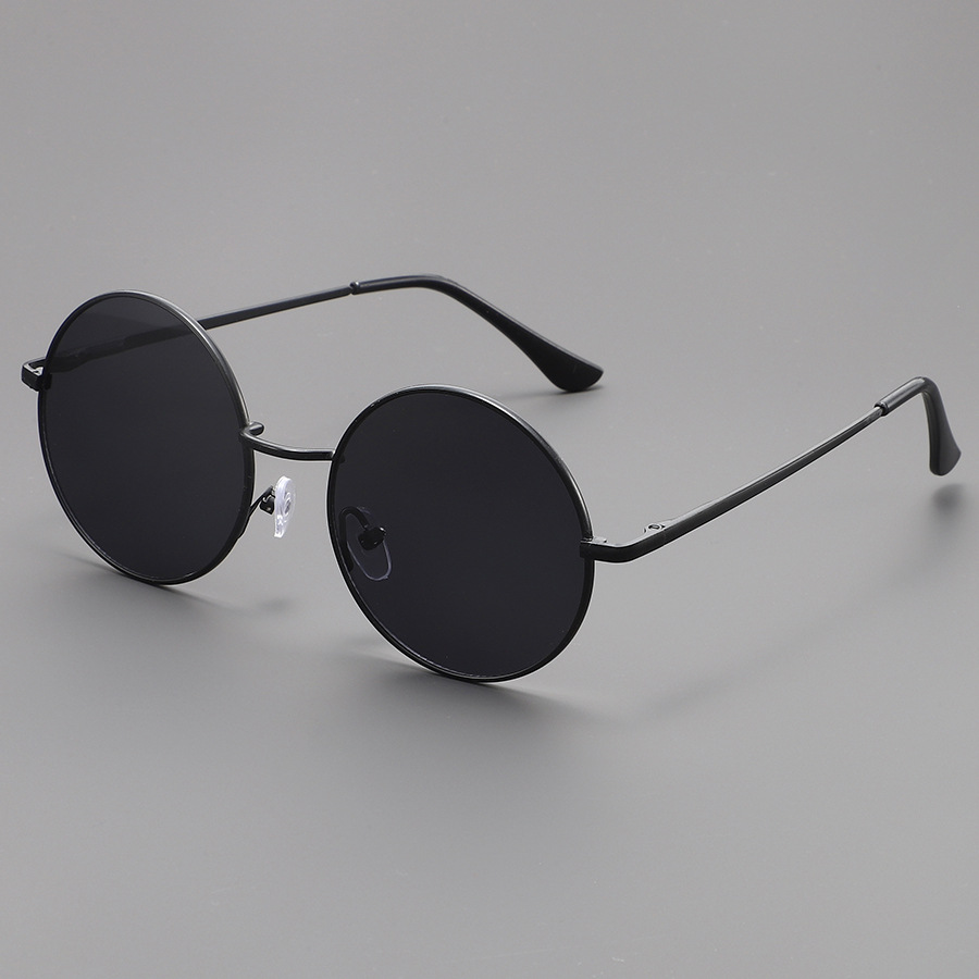 Fashion Round Sunglasses Men W - Metal Photo Panel avaliação e preço