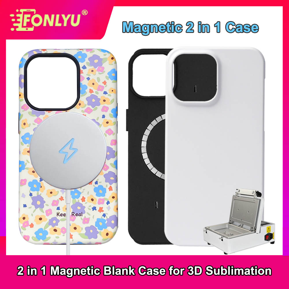 FONLYU Magnetic 2 in 1 3d Film - Phone Case Blank Print avaliação e preço
