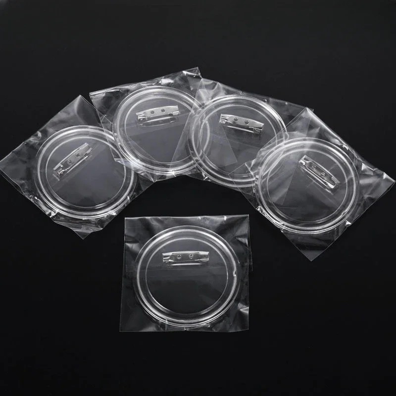 30pcs acrylic blank badge pin  - Button Badge Blank avaliação e preço