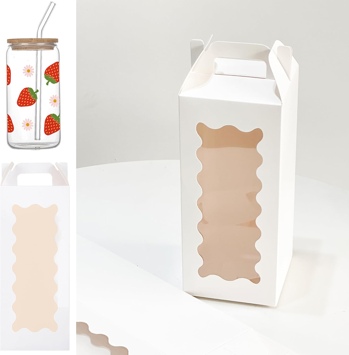 25 Pack Tumbler Gift Boxes wit - Tumbler 20Oz White avaliação e preço