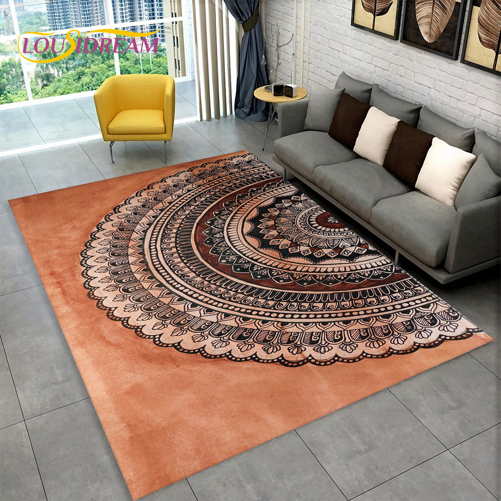 Bohemia Mandala Geometric Area - Door Mat Blank avaliação e preço