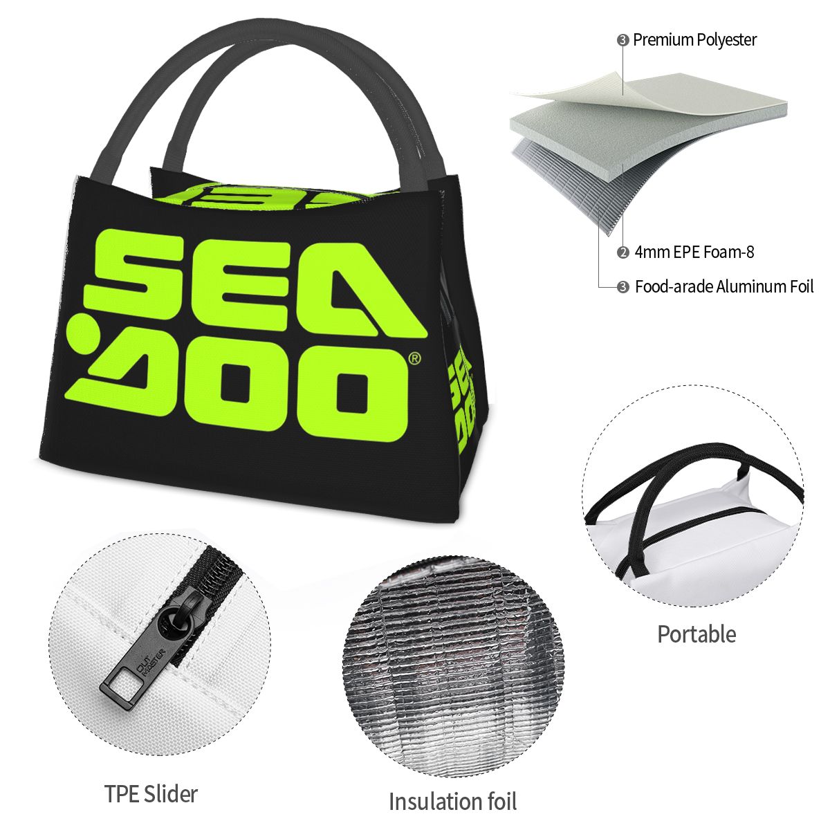 Sea Doo Team Rxt Brt Marine In - Tote Bag Sublimation avaliação e preço