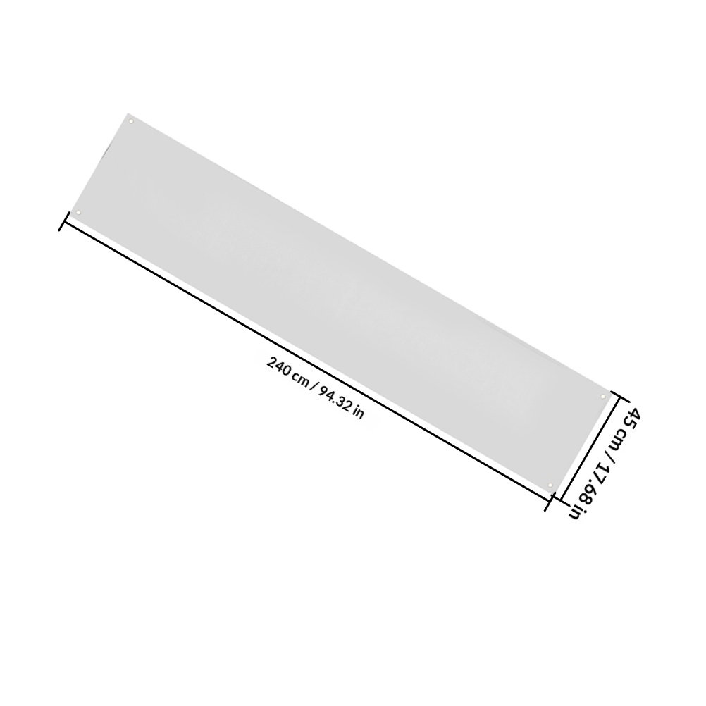 Large Blank DIY Banner White B - Yard Sign Blank avaliação e preço