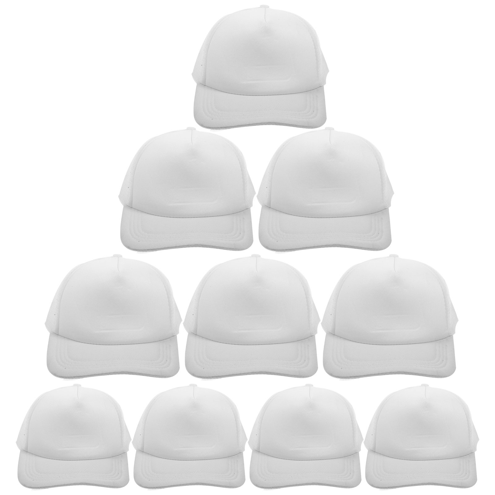10Pcs Blank Baseball Caps Mesh - Hat Sublimation Blank avaliação e preço