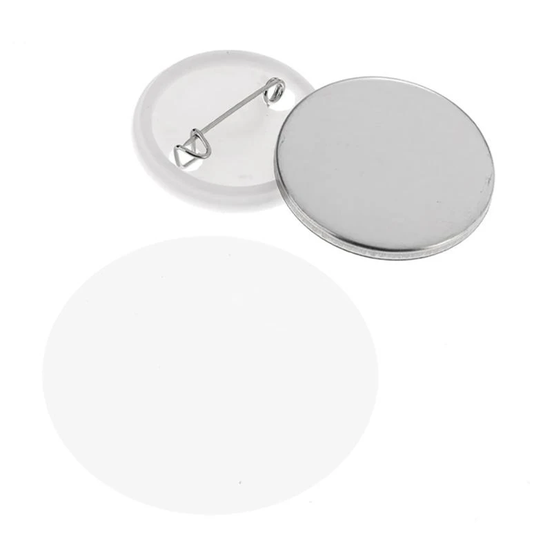 500Pcs/set Blank Badge Pinback - Button Badge Blank avaliação e preço