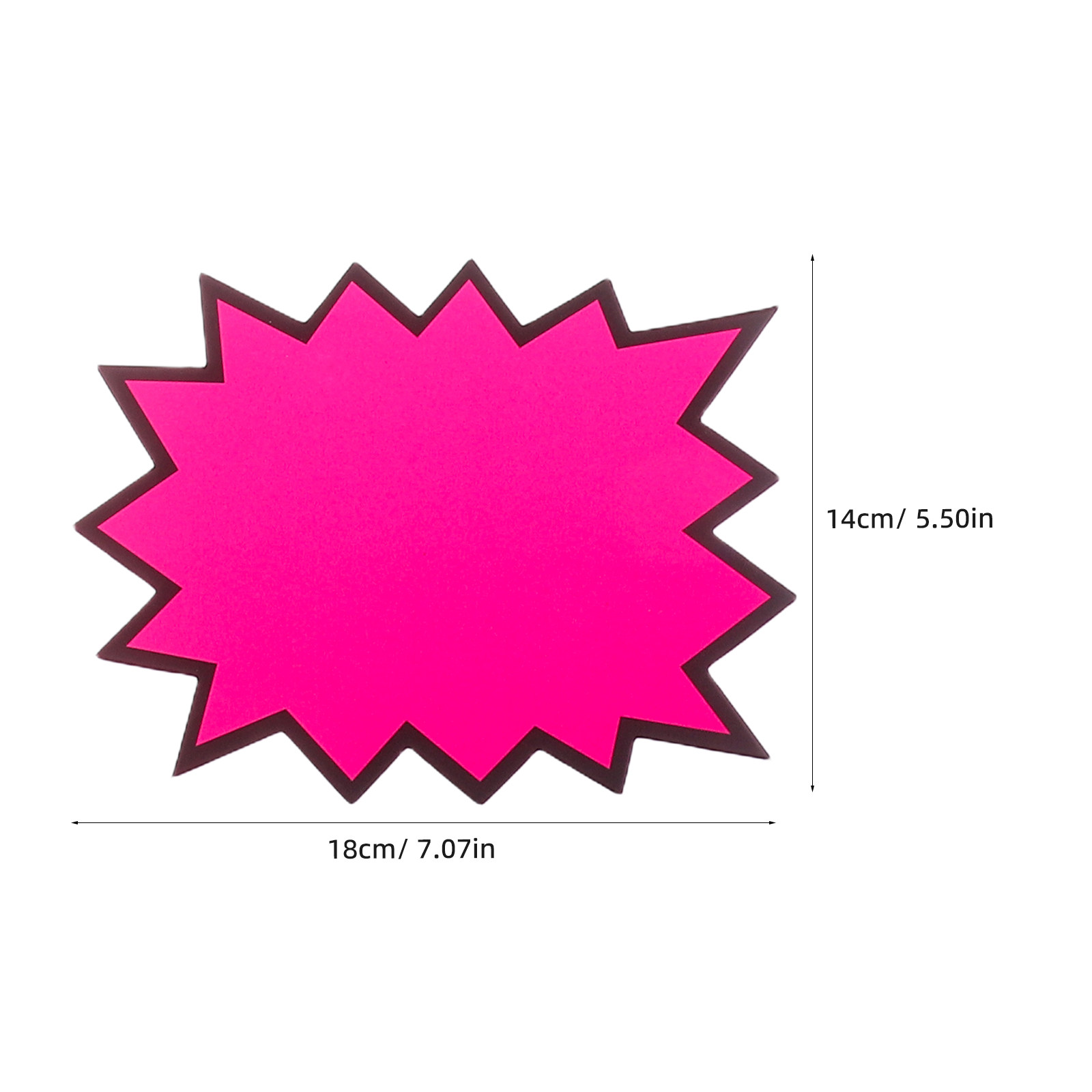 80Pcs Vibrant 8-Color Fluoresc - Yard Sign Blank avaliação e preço