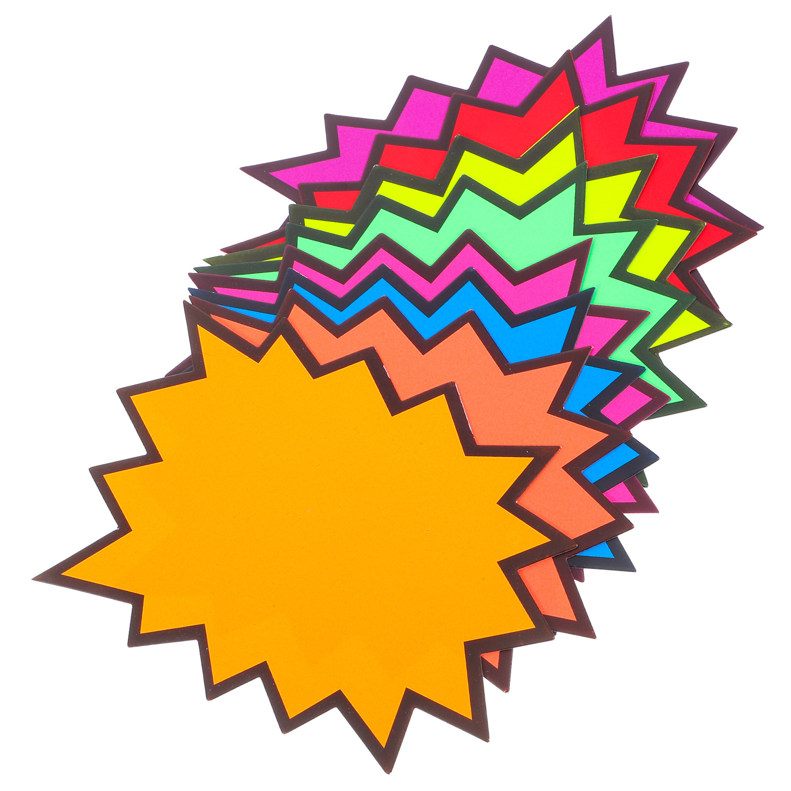 80Pcs Vibrant 8-Color Fluoresc - Yard Sign Blank avaliação e preço
