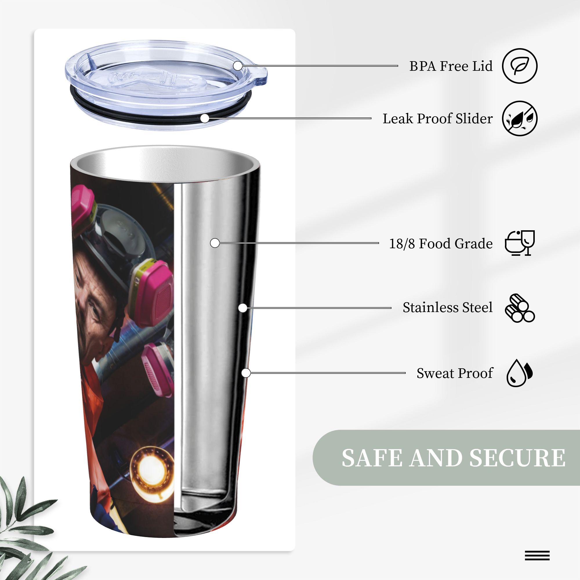 Walter White Pinkman Tumbler V - Tumbler 20Oz White avaliação e preço
