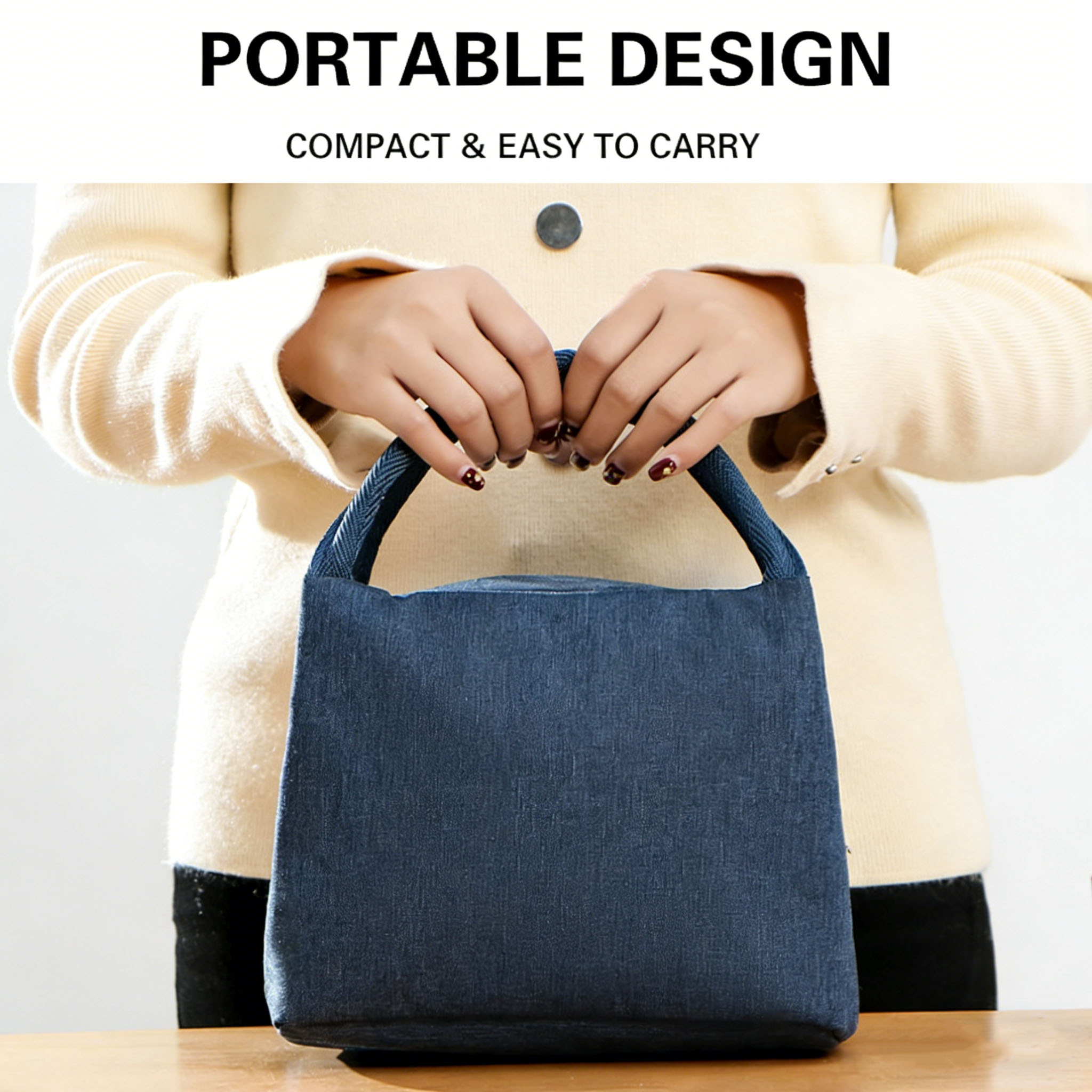 Aluminum Foil Insulated Lunch  - Tote Bag Sublimation avaliação e preço