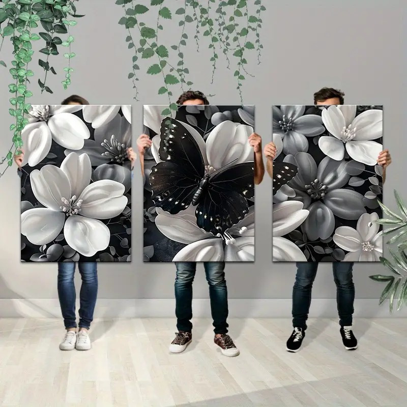 Framed Set of 3 Canvas Wall Ar - Canvas Wrap Ready avaliação e preço