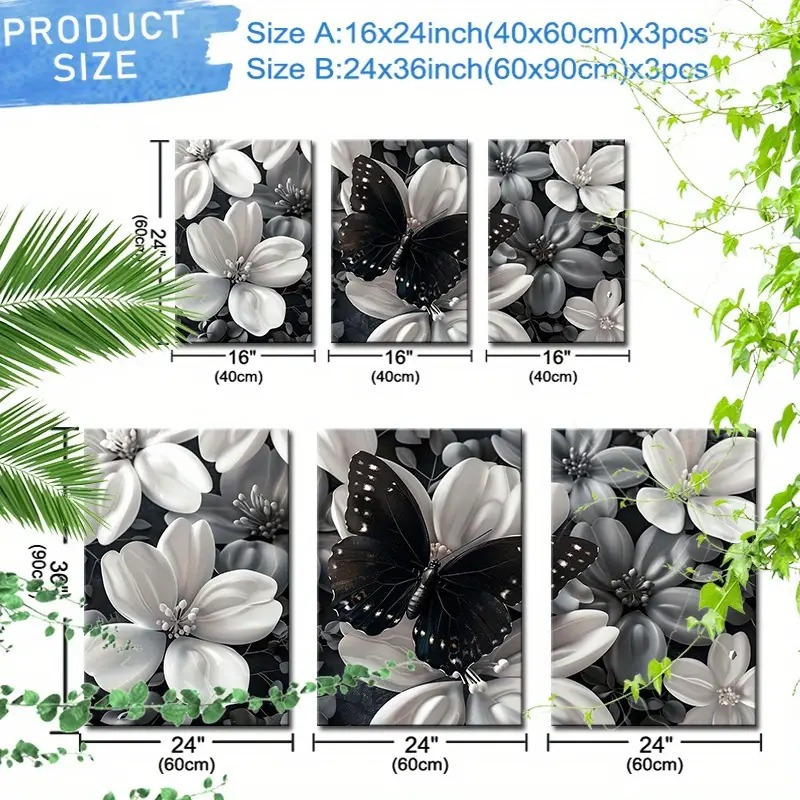 Framed Set of 3 Canvas Wall Ar - Canvas Wrap Ready avaliação e preço