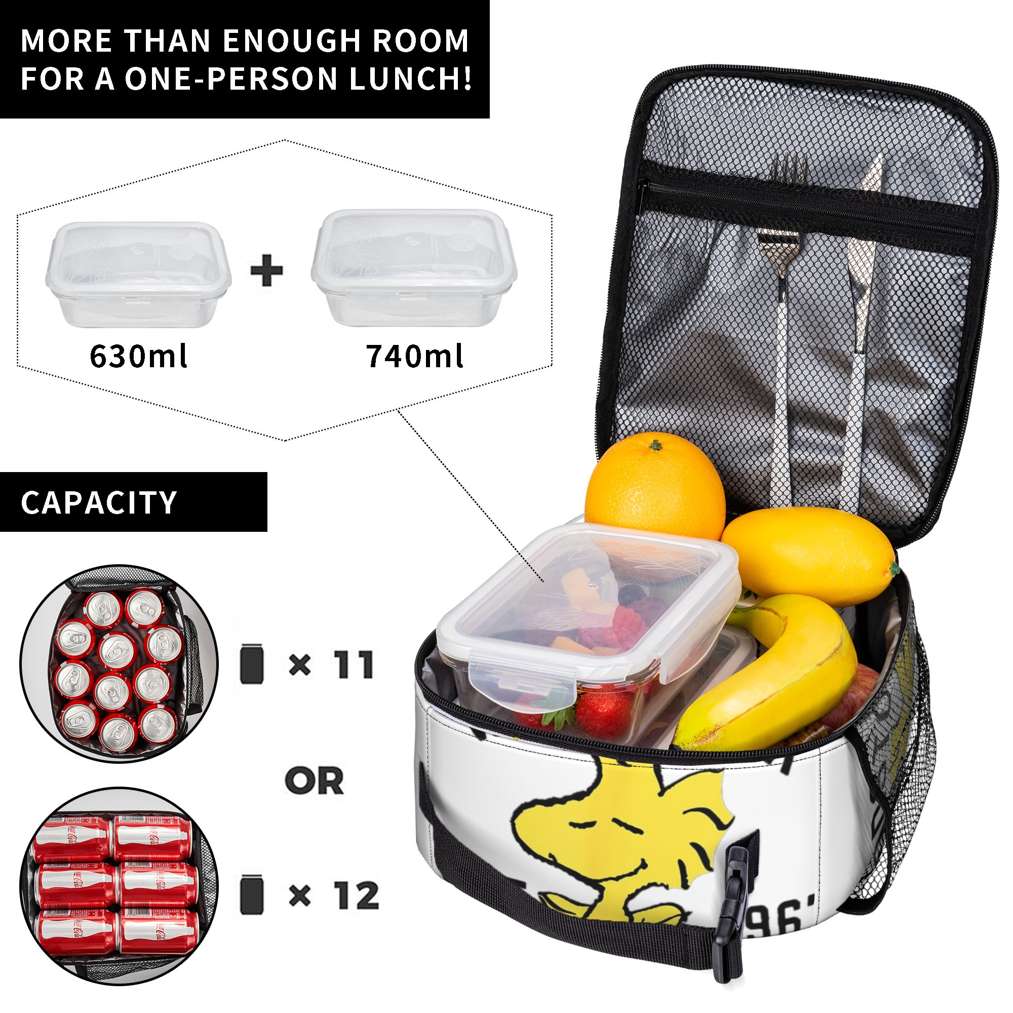 Peanuts Woodstock Snoopy Insul - Tote Bag Sublimation avaliação e preço