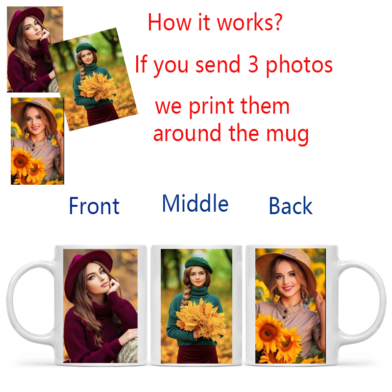 Personalized Your Photo Mug, C - Sublimation Mug White avaliação e preço