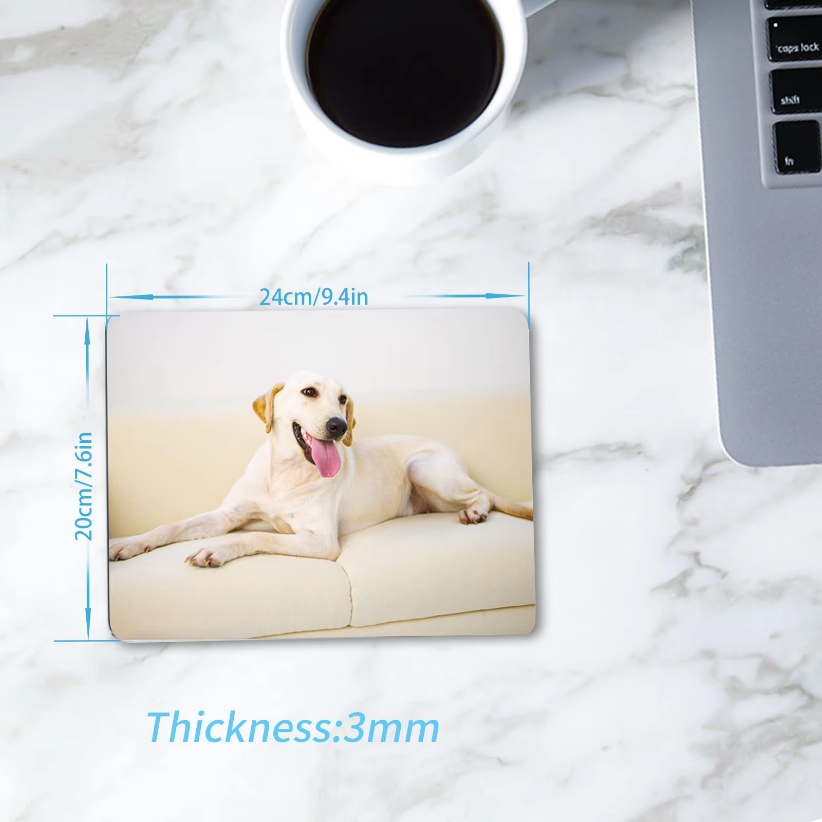 1 Pc Sublimation Mouse Pad Bla - Mouse Pad Blank Sublimation avaliação e preço