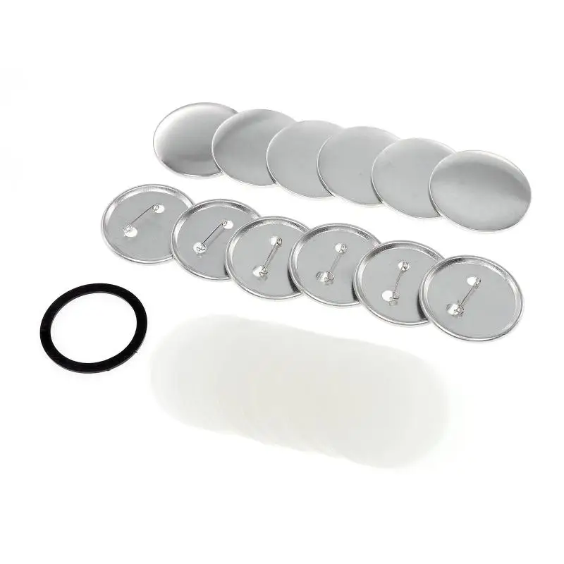 100pcs Blank Badge Pin Button  - Button Badge Blank avaliação e preço