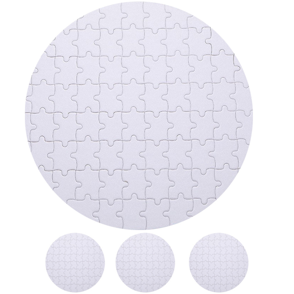 4Pcs Heat Transfer Sublimation - Puzzle Blank White avaliação e preço