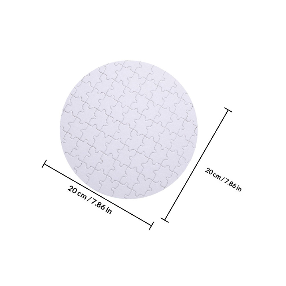 4Pcs Heat Transfer Sublimation - Puzzle Blank White avaliação e preço