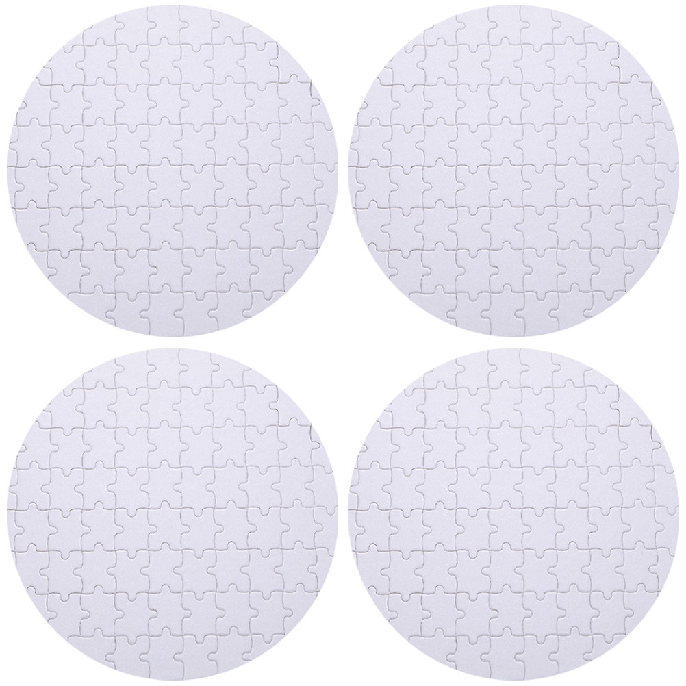 4Pcs Heat Transfer Sublimation - Puzzle Blank White avaliação e preço
