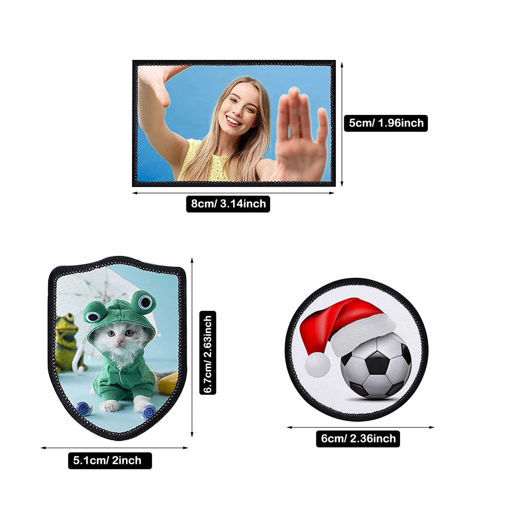 30Pc Sublimation Patches Fabri - Hat Sublimation Blank avaliação e preço