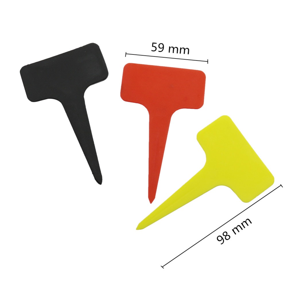 DIY Plastic T-Type Plant Label - Yard Sign Blank avaliação e preço
