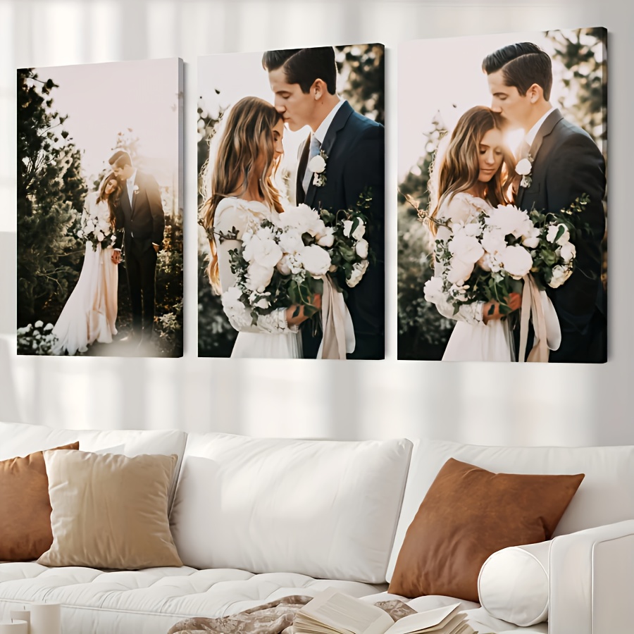 2D Flat, 3pcs 3pcs Personalize - Canvas Wrap Ready avaliação e preço