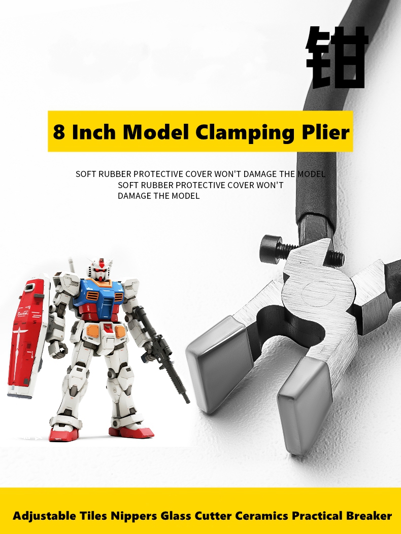 8 Inch Model Clamping Pliers M - Ceramic Tile Blank avaliação e preço