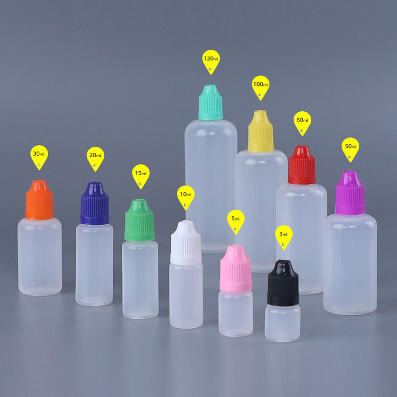 5Pcs 3ml-120ml LDPE Empty Plas - Water Bottle Blank avaliação e preço