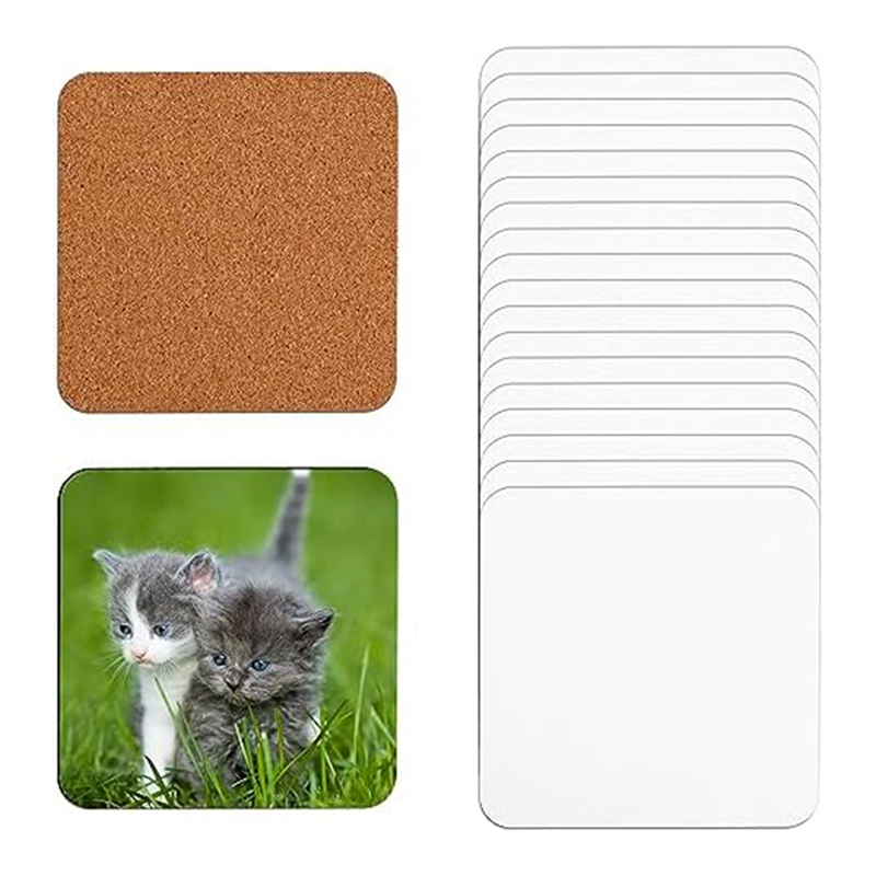 ABGE-40 PCS Sublimation Coaste - Coaster Sublimation Blank avaliação e preço
