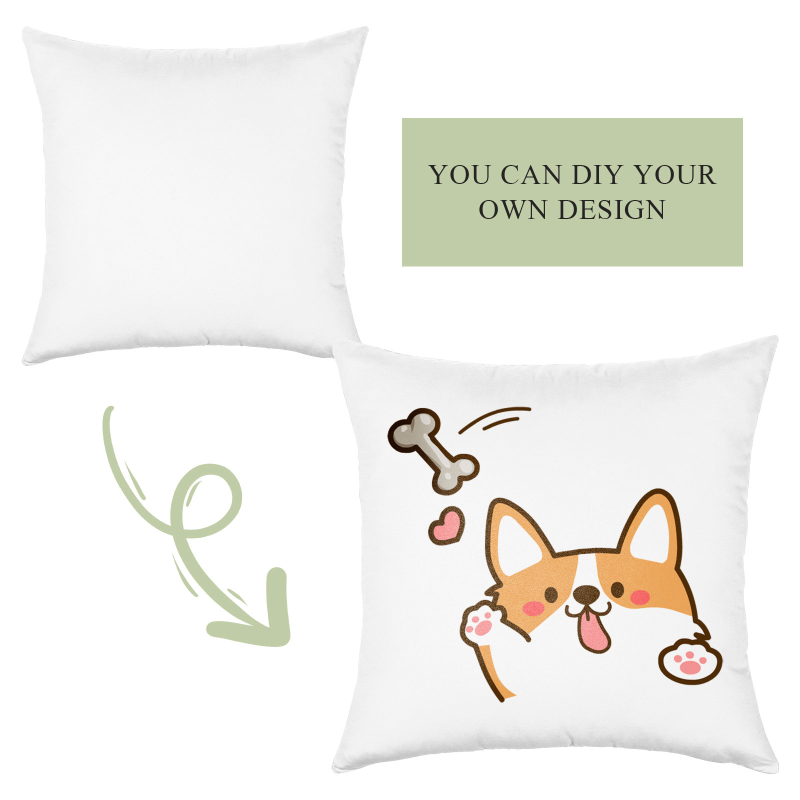 4Pcs Sublimation Pillow Cover  - Pillow Cover Sublimation avaliação e preço