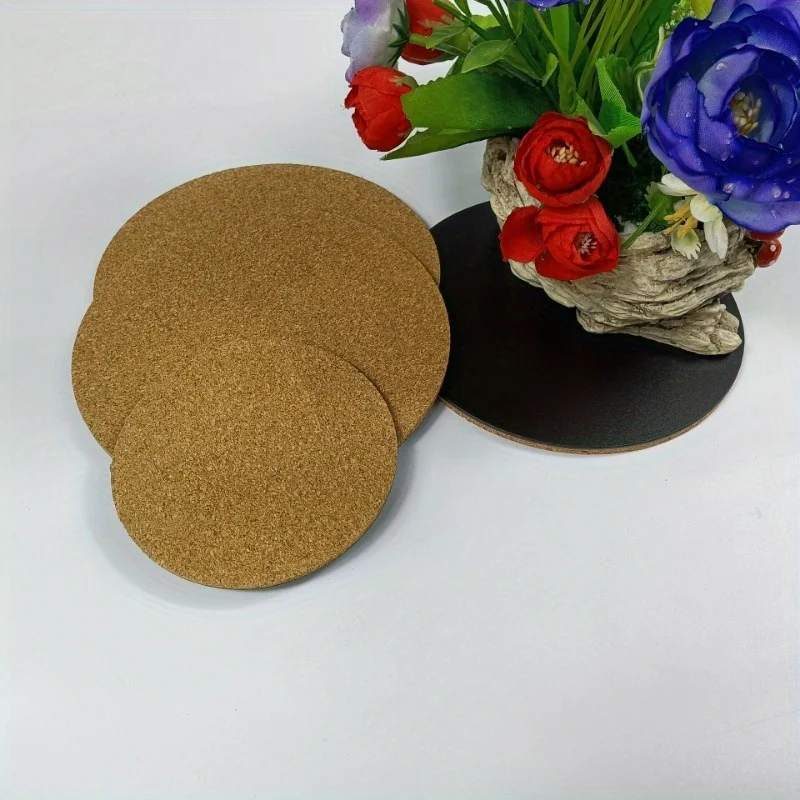 1/4Pcs Flower Pot Mat Kitchen  - Coaster Sublimation Blank avaliação e preço