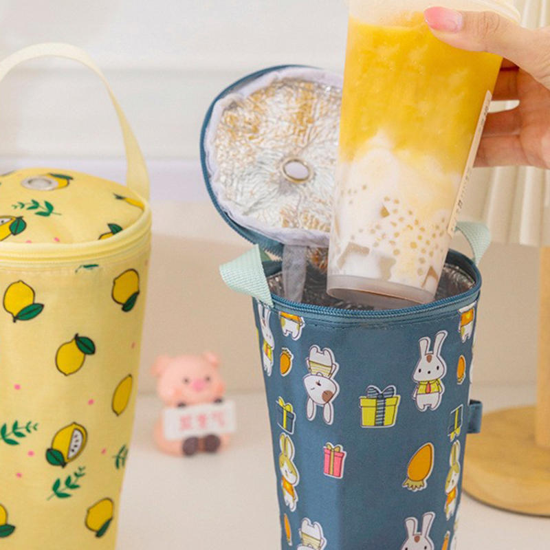 Portable Milk Tea Tote Bag Hea - Tote Bag Sublimation avaliação e preço