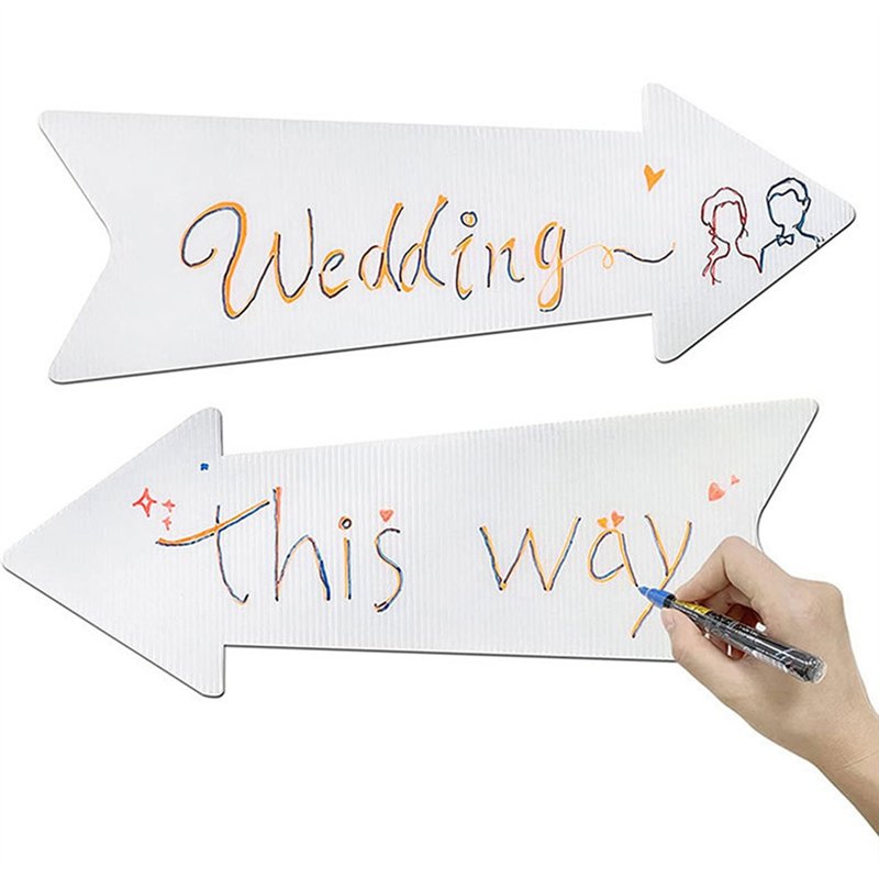 B50C Directional Arrows Signs  - Yard Sign Blank avaliação e preço