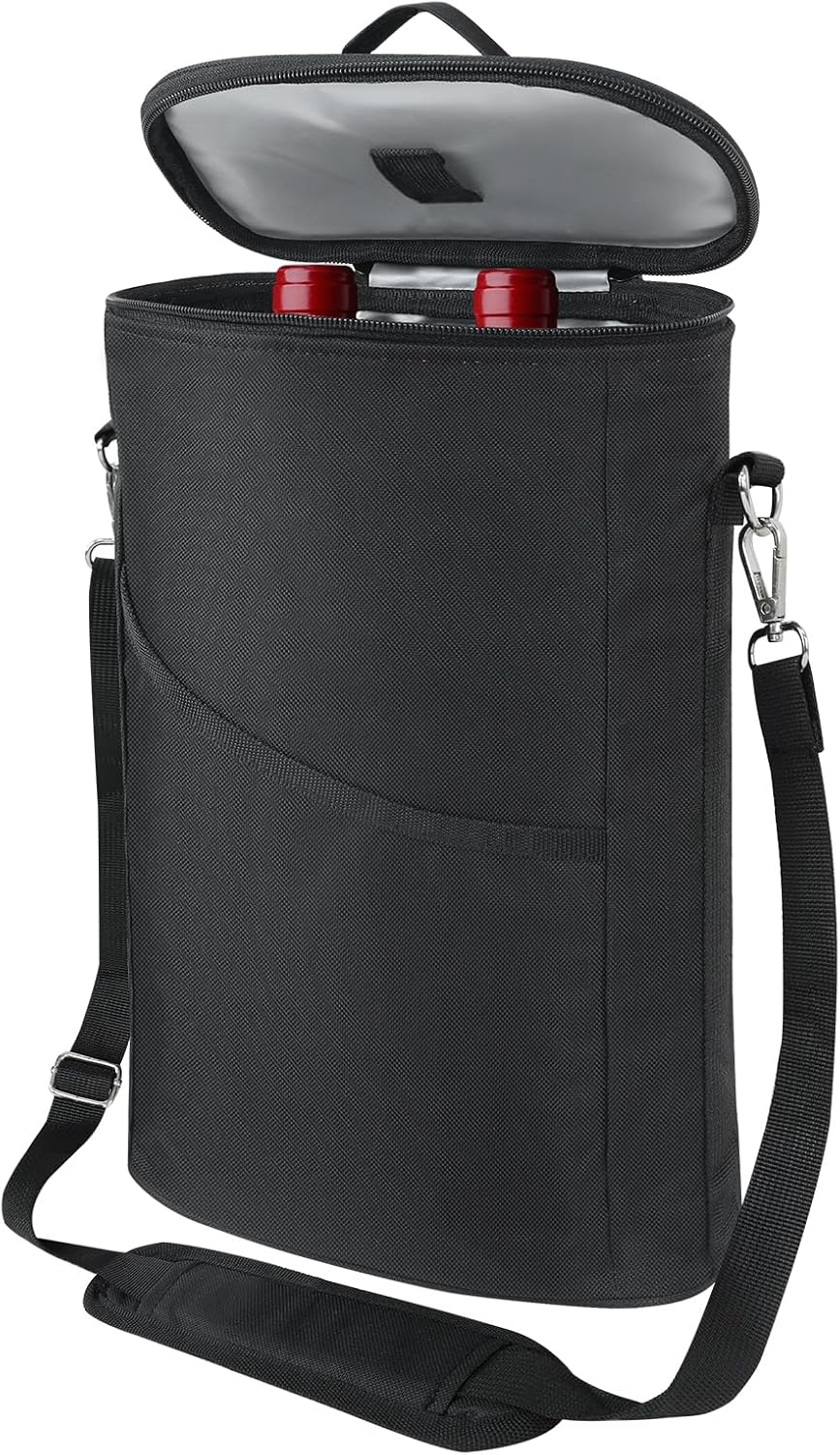 2 Bottle Wine Cooler Bag, Leak - Tote Bag Sublimation avaliação e preço