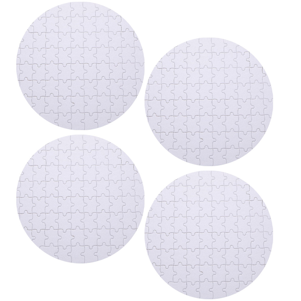 4Pcs Blank Sublimation Puzzles - Puzzle Blank White avaliação e preço