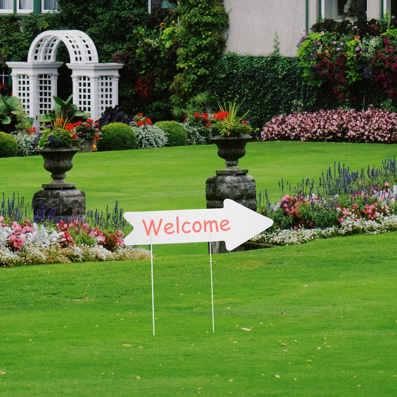 5Pcs Blank Yard Signs Plastic  - Yard Sign Blank avaliação e preço