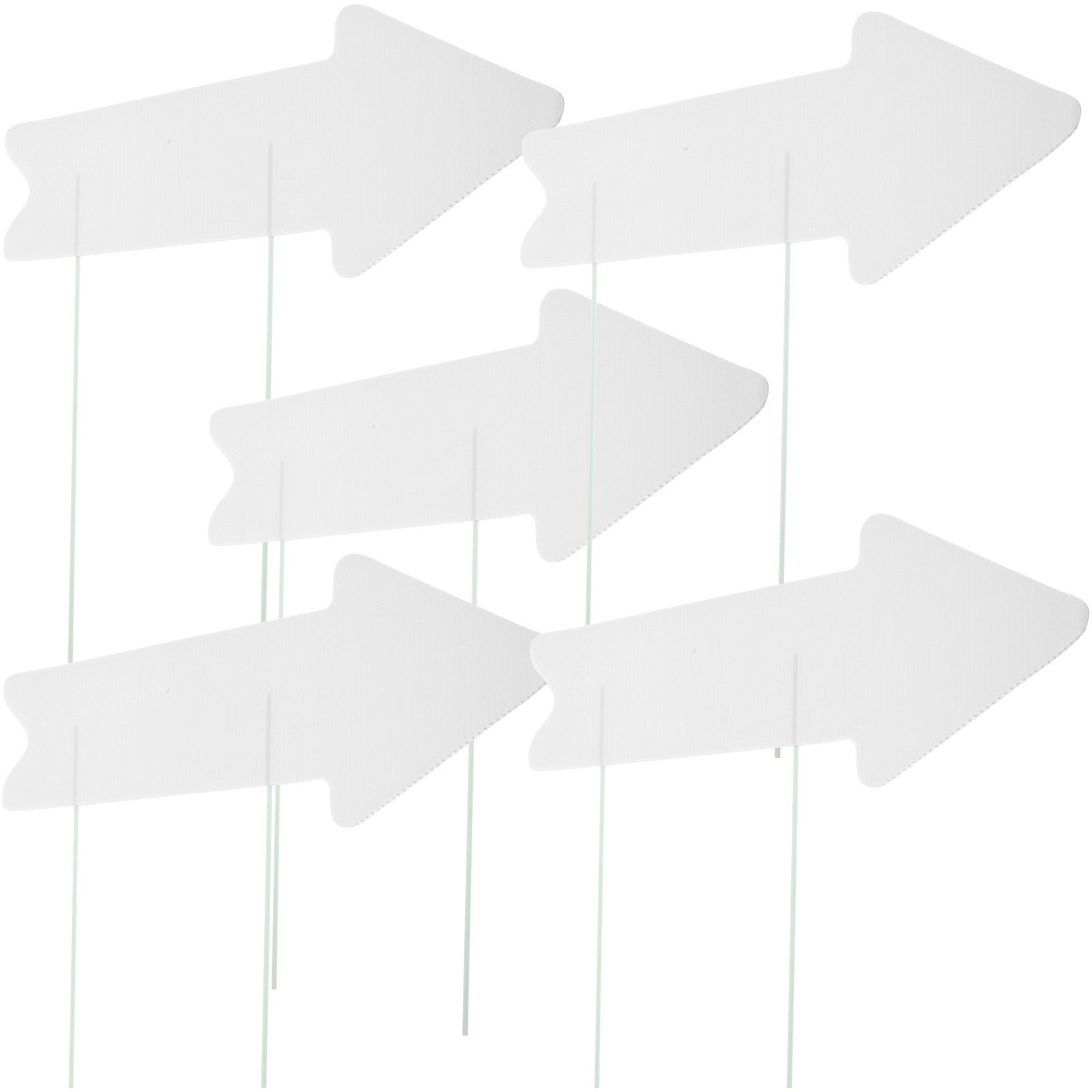 5Pcs Blank Yard Signs Plastic  - Yard Sign Blank avaliação e preço