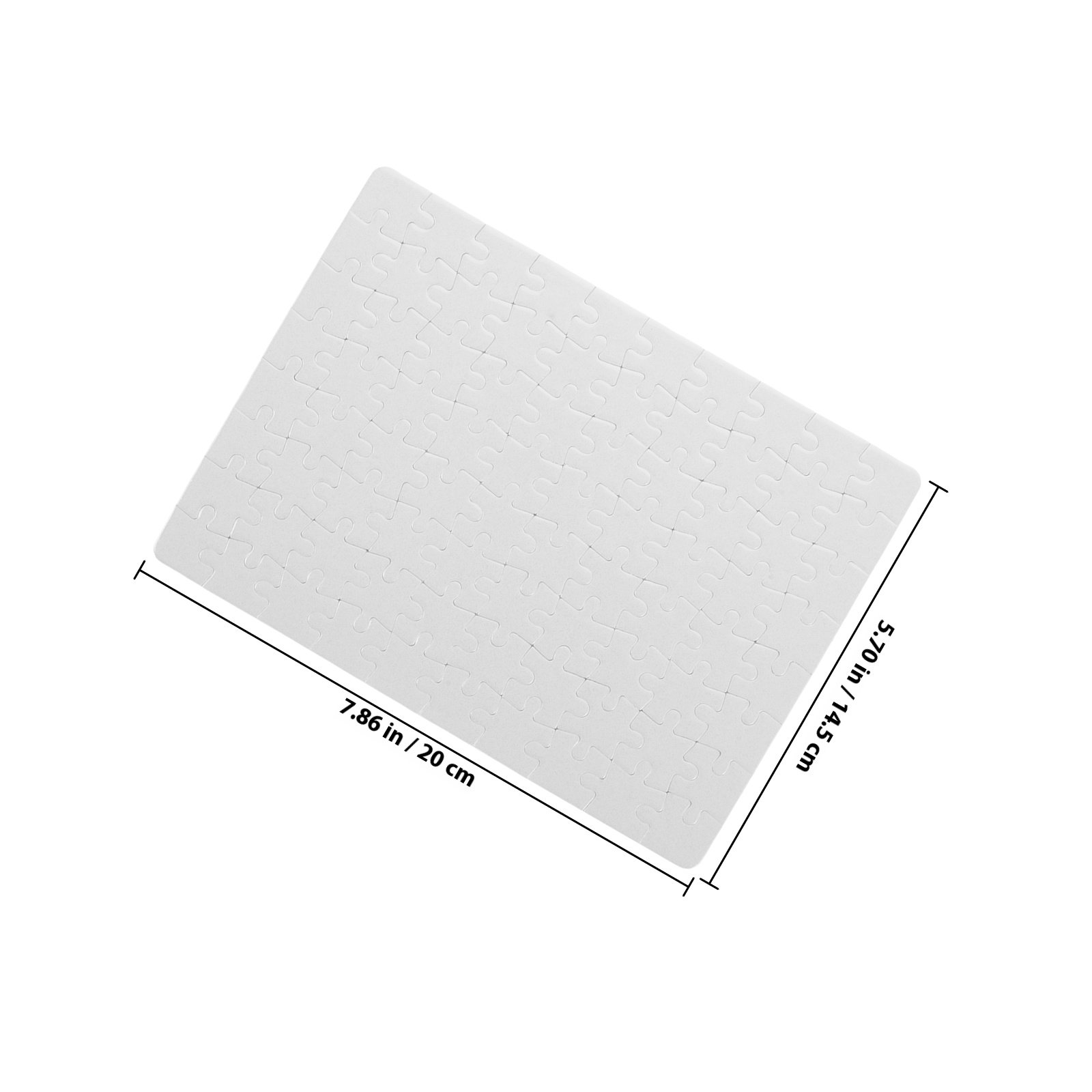 4 Sheets Blank Jigsaw Puzzle B - Puzzle Blank White avaliação e preço