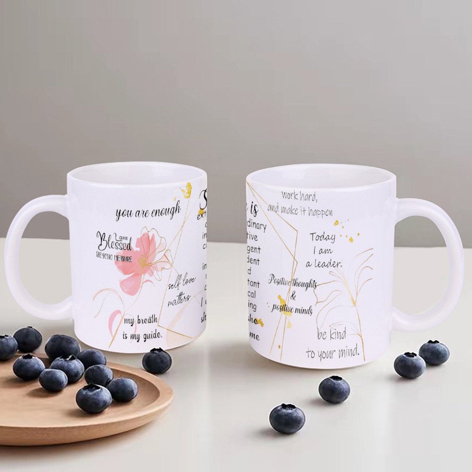 A Poster With A Quote About Sh - Sublimation Mug White avaliação e preço