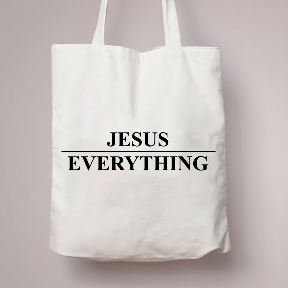 All My Hope Is in Jesus Patter - Tote Bag Sublimation avaliação e preço
