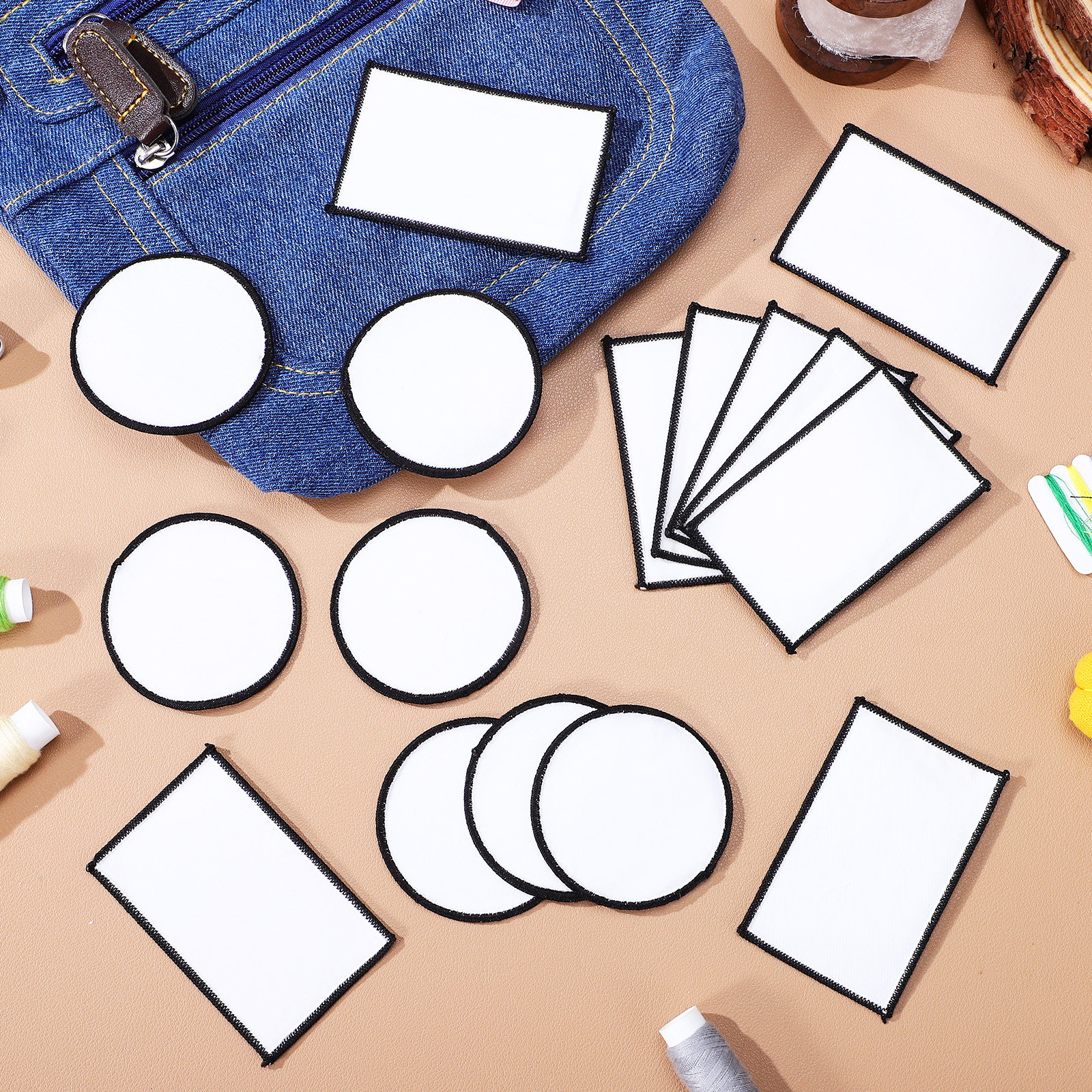 30Pcs Adhesive Backing Blank P - Hat Sublimation Blank avaliação e preço