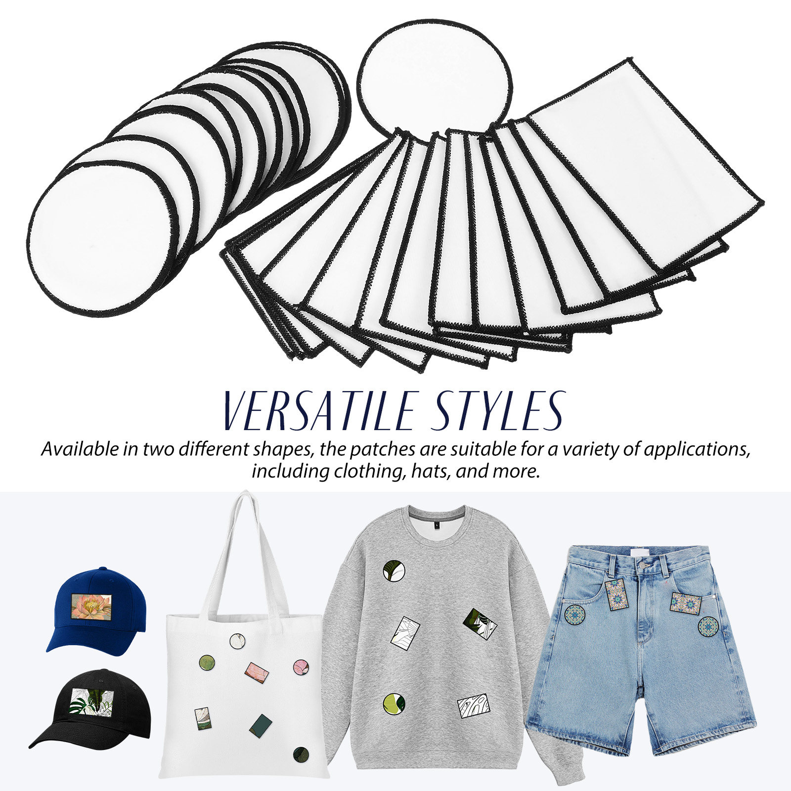 30Pcs Adhesive Backing Blank P - Hat Sublimation Blank avaliação e preço