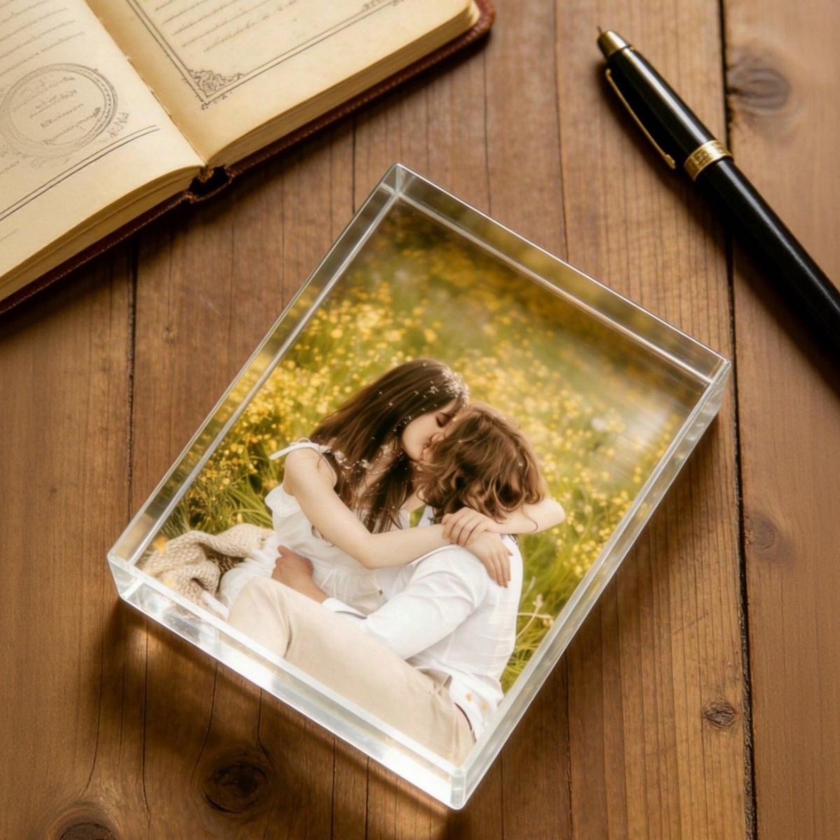 Customizable Acrylic Photo Blo - Photo Acrylic Block avaliação e preço