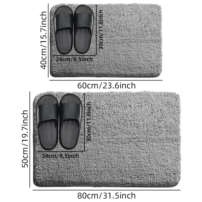 Soft Comfortable Thick Plush F - Door Mat Blank avaliação e preço