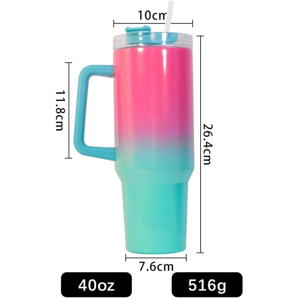 40 oz Sublimation Tumbler with - Water Bottle Blank avaliação e preço