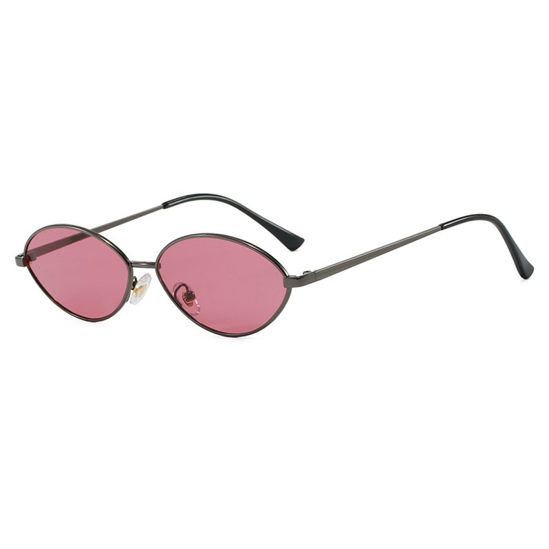 Retro Cat eye Woman Sunglasses - Metal Photo Panel avaliação e preço