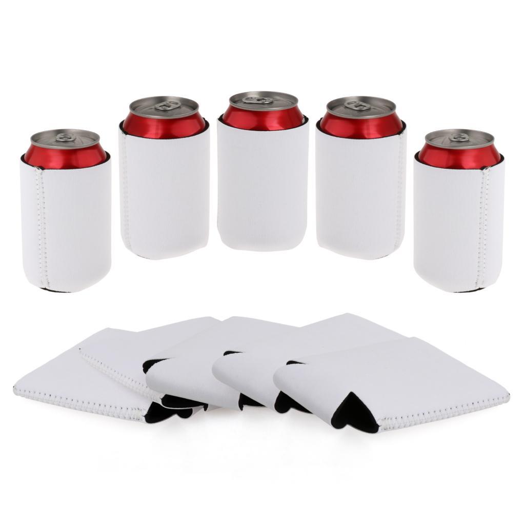 10x Blank Beer Can Coolers Sle - Water Bottle Blank avaliação e preço
