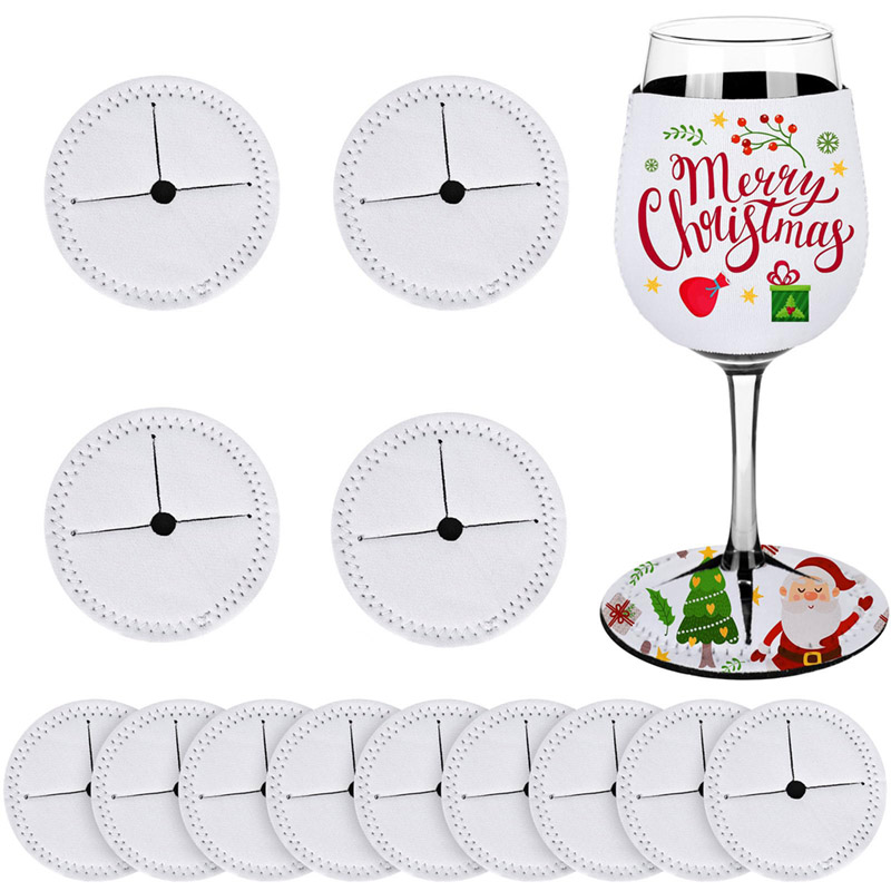 5/10Pcs Sublimation Wine Bottl - Coaster Sublimation Blank avaliação e preço