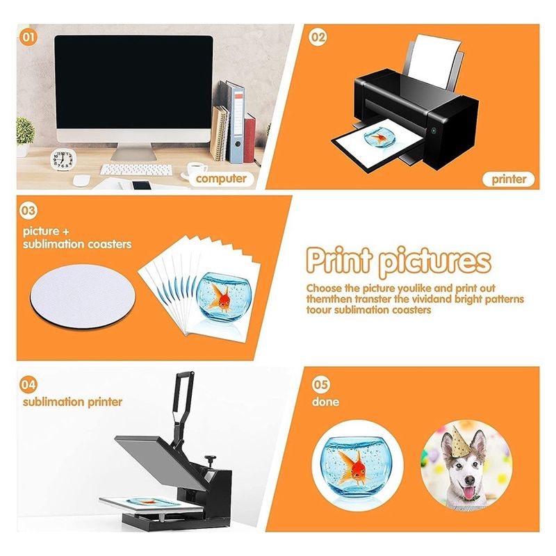 AB46-Sublimation Blank Coaster - Coaster Sublimation Blank avaliação e preço